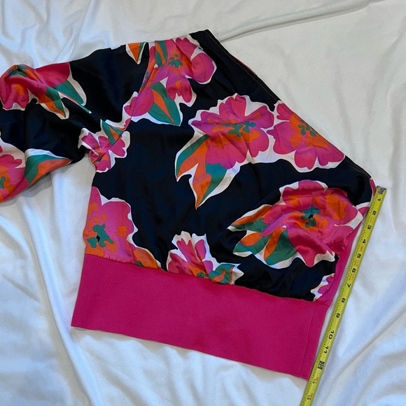 Anthropologie Floral Dolan One Shoulder Size Large - Picture 10 of 14